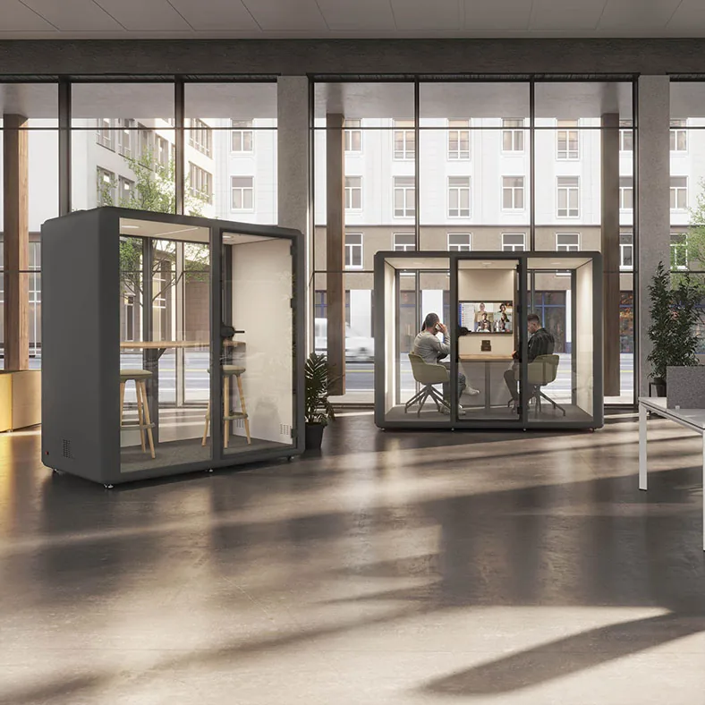Acoustic pods and phone booths for offices Jordan