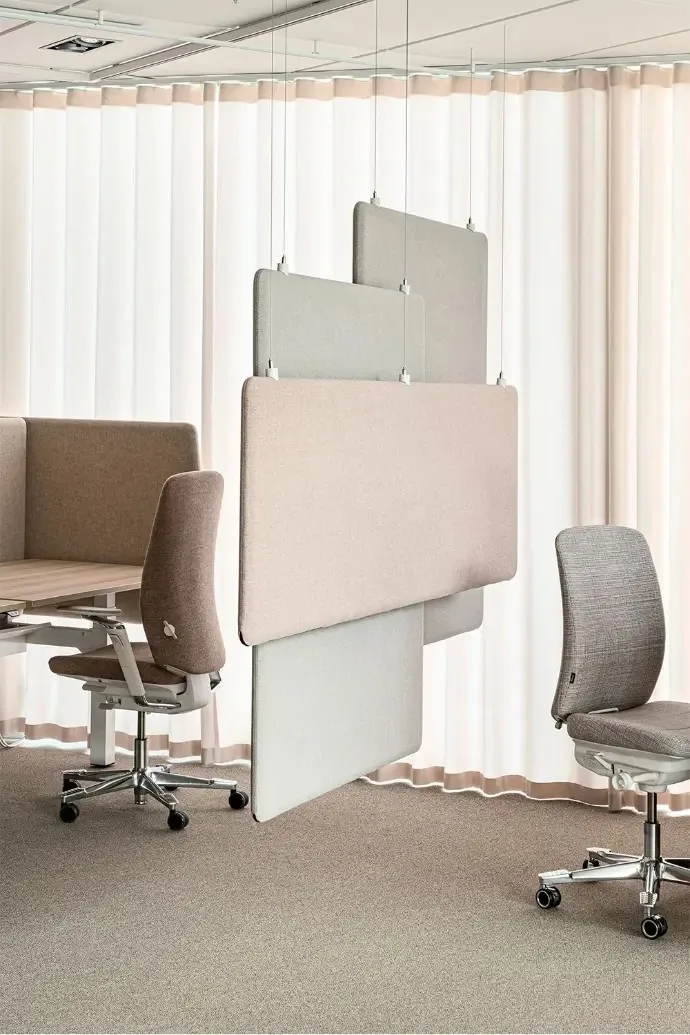 Acoustic partitions and desk screens office Amman
