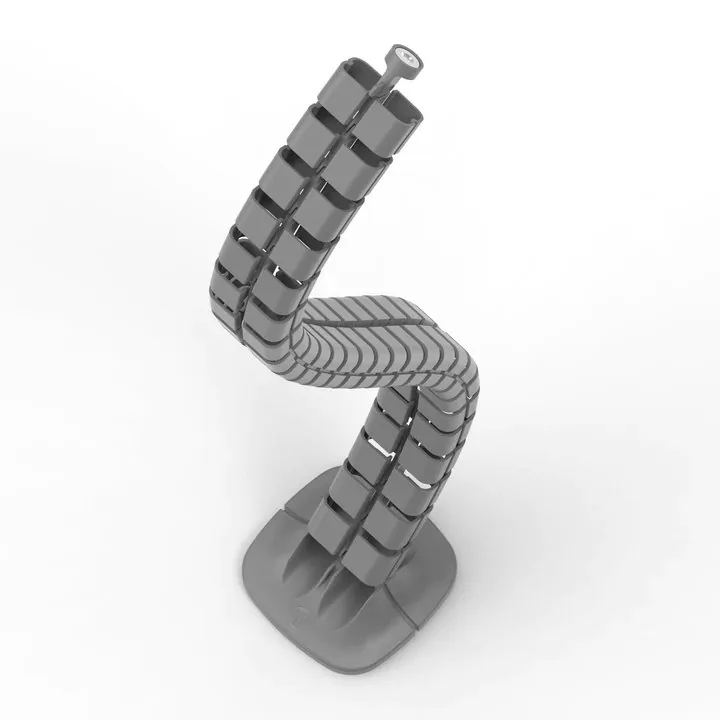 Cable spine and wire management for sit stand desks Jordan
